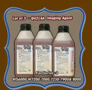Lot of 3 HP Indigo Q4314A Imaging Agent SERIES - 3 WS6000 W7200 7000 7250 7900&