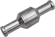 ISTOVO 3 Pcs 8mm Check Valve Brake Servo Booster No Return Inline One Way Valve Non Return Valve Vacuum Hose Aluminum Valve