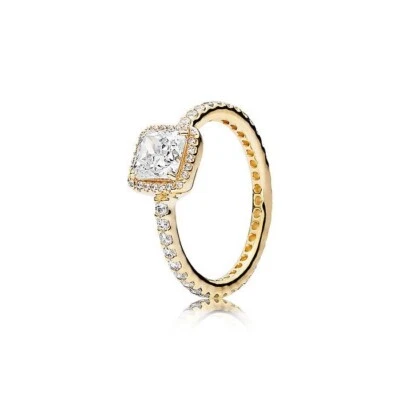 Authentic Pandora 14k Pure Gold Timeless Elegance Ring size (60) 9