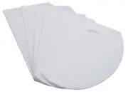 Dough Scrapers, Plastic, 7-1/2" x 4-3/4", 6pcs/pk (12 Pack)
