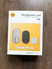Yale Approach - Smart Lock Wi-Fi Retrofit Deadbolt with Keypad Access - Silver