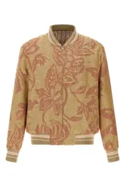 ETRO Linen Bomber Jacket