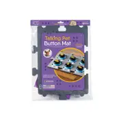 Hunger for Words Rubber/Canvas Mat For Talking Pet Buttons Grey/Black