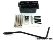 *NEW Wilkinson Vintage TREMOLO for Fender Stratocaster Steel + Black WV6-SB-BK
