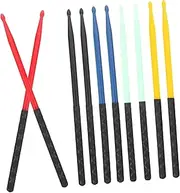 Vaguelly 5 Pairs Non Slip Drumsticks for Adults Durable Drum Sticks for Jazz and Electronic Drums Beginners and Musicians