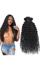 Deep Wave Human Hair Weave 3 Bundles Extensions 12 14 16 Inch 100g/pc Human Hair