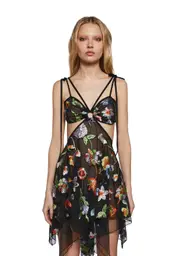 [Dolls Kill] Prism Paradise Mini Dress (Fairfax)