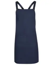 JB's wear Cross Back Canvas Apron Cafe Apron Hospitality Uniform NAVY
