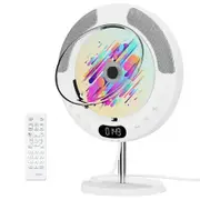 Portable CD Player,Wall Mounted CD Player For Home,Bluetooth Desktop Music CD Player For Car,Audio Boombox With Remote Control