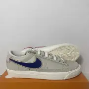 Nike Blazer Low 77 PRM Grey White Removable Swoosh DH4370-002 Men’s Size 7