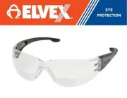 Elvex RX401 Clear Reading Glasses, Choose Bifocal Power: 1, 1.5, 2, 2.5, 3