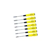 7pc ProsKit PK9402 Hex Nut Driver Screwdriver Tool Set w/ Rubber Handles Yellow