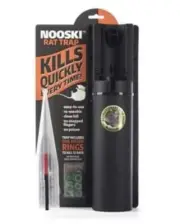 Large Black Rat Trap, KILLS LARGE RATS RODENTS - Fast Dispatch