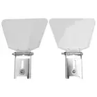 ABS Bench Grinder Safety Shields with Bracket Set of 2 Replacement Guards