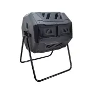 Arcadia Garden Products Dual Chamber Compost Tumbler 43 Gal