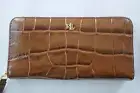 Ralph Lauren Leather Clutch Wallet NEW