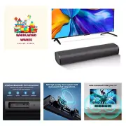 Sound Bar for Smart TV, Bluetooth Soundbar for TV, 50 Watts Mini Sound Bar wi...