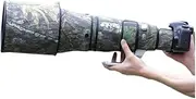 CHASING BIRDS Camouflage Waterproof Lens Coat for Canon EF 600mm F4 L is III USM Rainproof Lens Protective Cover (Green Leaf Camouflage, with Extender EF 2.0X II)