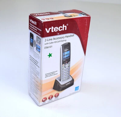 NEW SEALED VTech DS6101 2-Line Accessory Handset for DS6151 Phone System