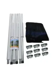 7x10FT Rectangle Trampoline Enclosure Kit - 8 Poles