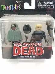 Walking Dead Minimates Series 4 Hooded Michonne & Gabe