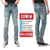 在飛比找蝦皮購物優惠-亞洲限量 EDWIN 男士牛仔褲 E506 修身版型 750