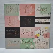 Kaisercraft "Day Dreamer - Happy Moments" - 12 x 12 - Scrapbook Paper