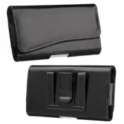 For Google PIXEL 4 Horizontal Leather Pouch Holster Wallet Case Cover-Black