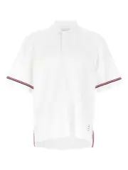 [Thom Browne] Thom Browne-Rugby Polo Bianco-Uomo 2 White