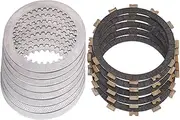 Motorcycle Clutch Friction Plates & Steel Plate Kit for BJ250 Estrella RS Limited ZR250 Balius-II ZX250 ZXR250 ZXR250R Motorcycle Accessories(Bakelite Kit)