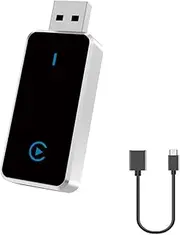 Wireless Carplay Adapter for iPhone Android,2024 Upgrade USB CarPlay Wireless Stick,Easy Plug & Play,Compatible with Most Cars