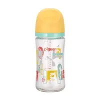 在飛比找樂天市場購物網優惠-【愛吾兒】貝親Pigeon 第三代母乳實感寬口玻璃奶瓶240