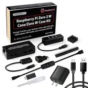 Geeekpi Pi Zero 2 W Case Kit With Pi Zero 2 W Case, Power Supply, Heat
