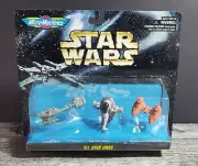 Star Wars Vintage Micro Machines Collection VI Frigate, Fett Slave 1, Cloud Car