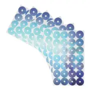 Hole Reinforcement Stickers 560pcs for Loose-Leaf Paper Binder Starry Blue