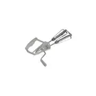 Steel Milk Frother Plastic Handle Rotary Egg Beater Whisk Hand Mixer Blender