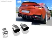 For Hyundai i30N Fastback Facelift Per 130mm Sharp Edged Bevelled
