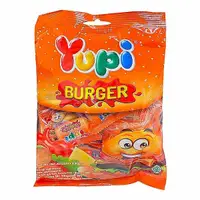 在飛比找Yahoo奇摩購物中心優惠-印尼 Yupi 呦皮 漢堡造型軟糖(105g)【小三美日】 