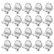 20Pcs 1/5'' Shelf Pegs, 0.68''x0.47''x0.54'' Metal Cupboard Shelf Support Pegs