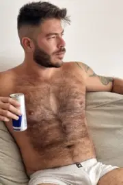 [G169] Male Model Showing Off Body To Viewer Fine Art Hunky Physique