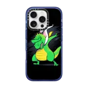 iPhone 16 Pro Impact Case MagSafe Compatible Unicorn T-Rex Dabbing