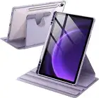 Case for Samsung Galaxy Tab S10 FE /S9 FE with Stand, S Pen Holder & Clear Back