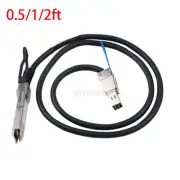 12Gbps QSFP SFF 8436 to Mini SAS SFF 8644 External Mini SAS Cable 0.5~2 Meters