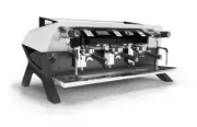 SAN REMO F18 3 GROUP BRAND NEW WHITE & BLACK ESPRESSO COFFEE MACHINE COMMERCIAL