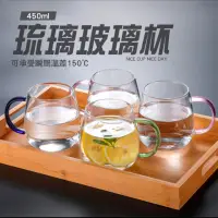 在飛比找momo購物網優惠-450ml 雙層玻璃杯 玻璃咖啡杯 雙層杯 玻璃馬克杯 防燙