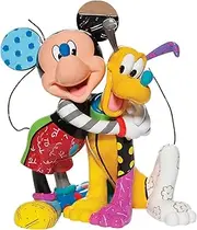 DISNEY BY BRITTO Mickey Mouse and Pluto 90th Anniversary Figurine, Large