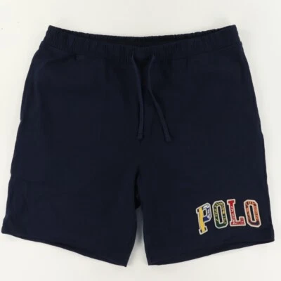 Polo Ralph Lauren Varsity Letter Sweat Shorts Navy Men's 1XB