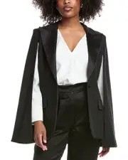 Michael Kors Collection Sable Tuxedo Cape Blazer