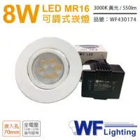 在飛比找momo購物網優惠-【DanceLight 舞光】3入 LED 8W 3000K