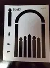 PLAID STENCIL TEMPLATE 53413 GARDEN GATE TRELLIS PICKET FENCE